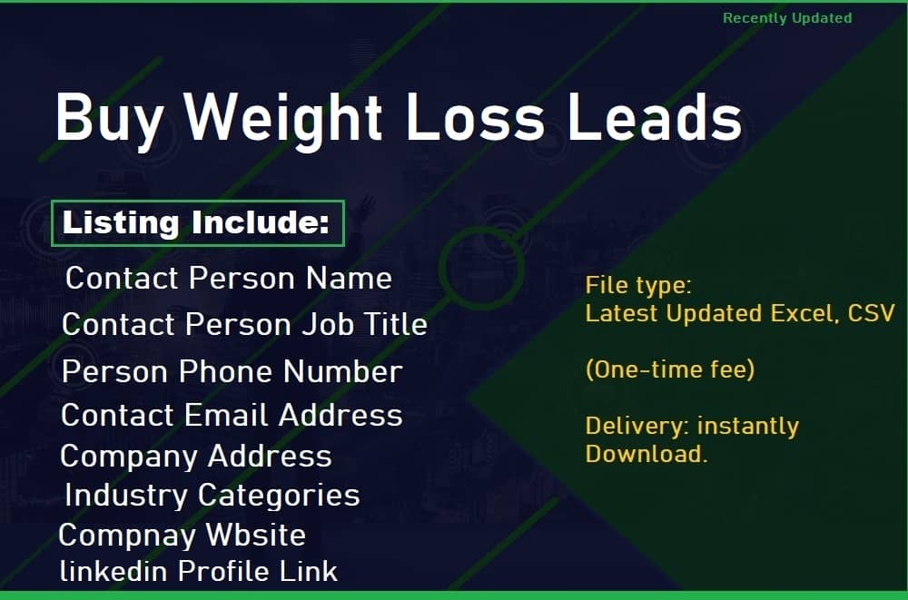 Buy Weight Loss Leads