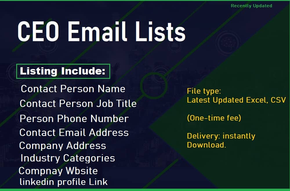 get ceo email addresses