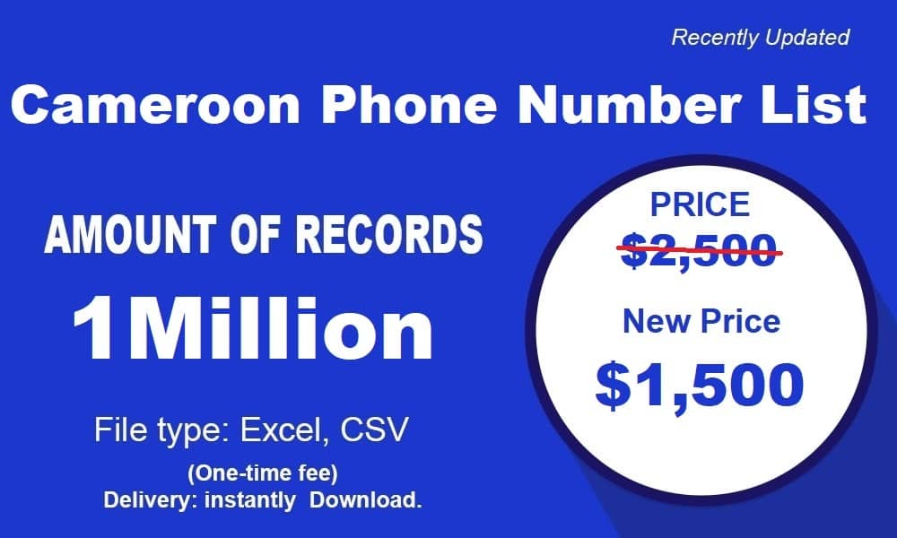 Seznam telefonních čísel Kamerunu