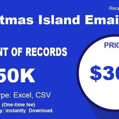 dhaftar email Christmas Island