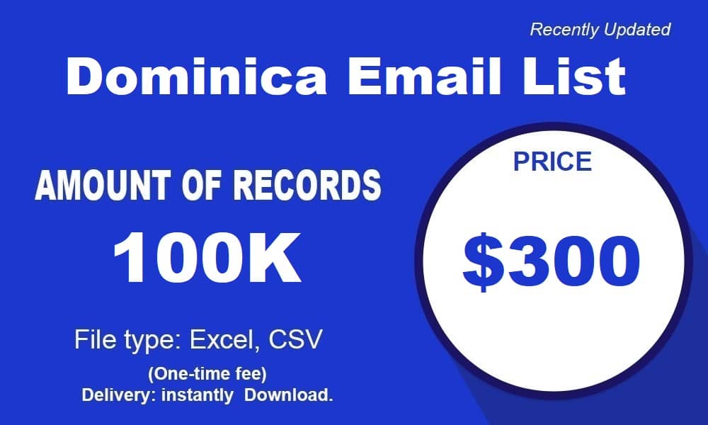 Lista de e-mailuri din Dominica