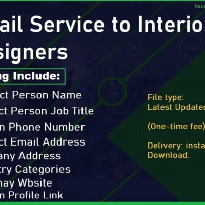 Email Service to Interior Designers