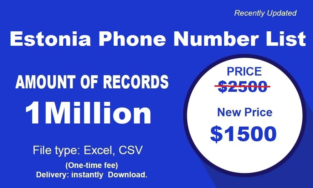 Estonia Phone Numbers