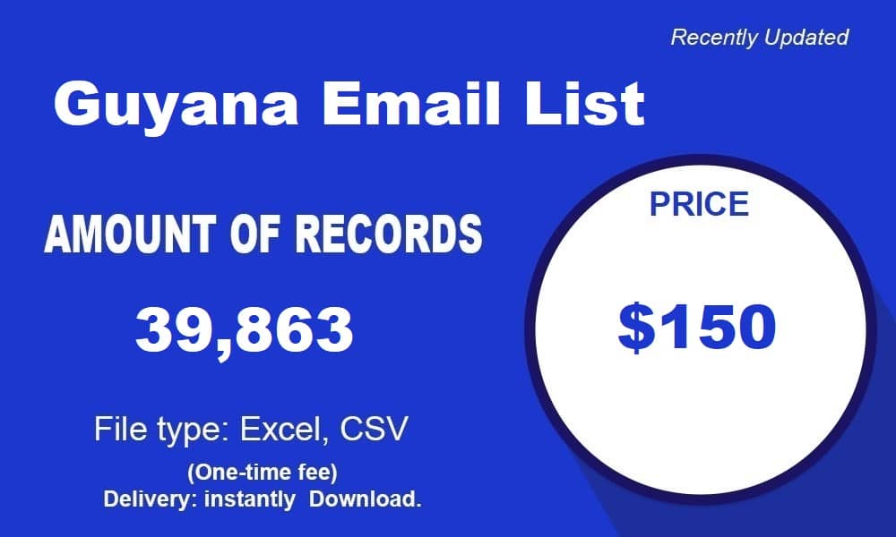 Lista de e-mail da Guiana