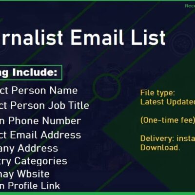 E-maillijst van journalist