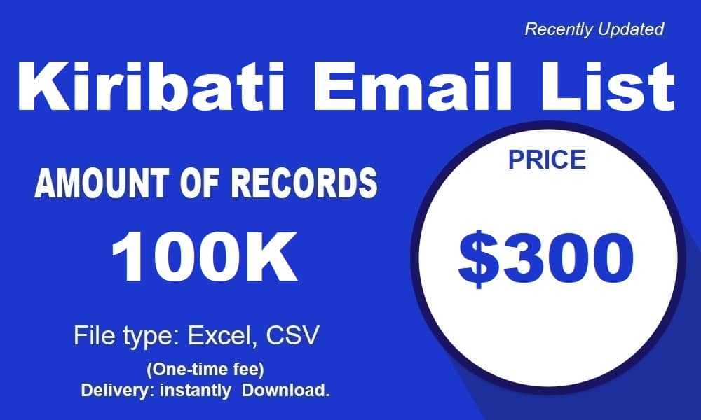 Lista de correo electrónico de Kiribati