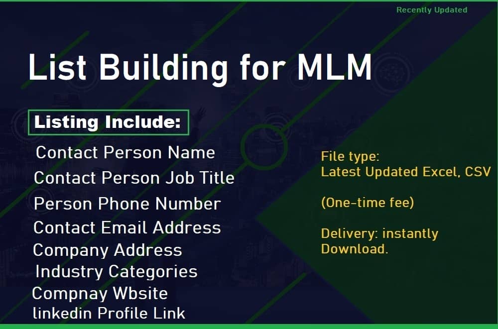 Створення списку для MLM