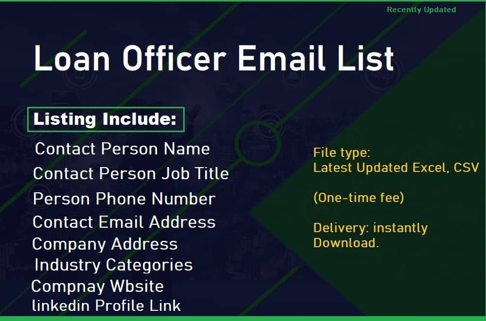 Loan Officer Email List