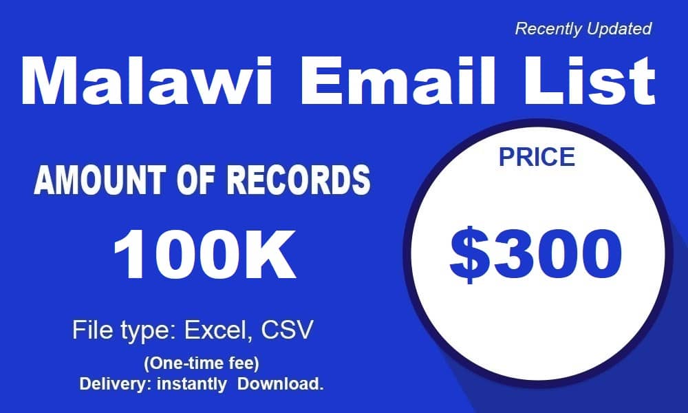 Lista de Email do Malawi