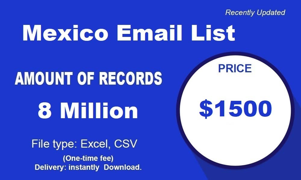 墨西哥电子邮件清单