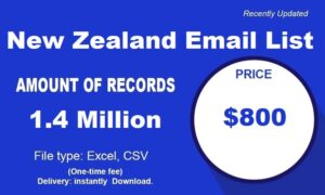 Lista di E-mail di Nova Zelanda