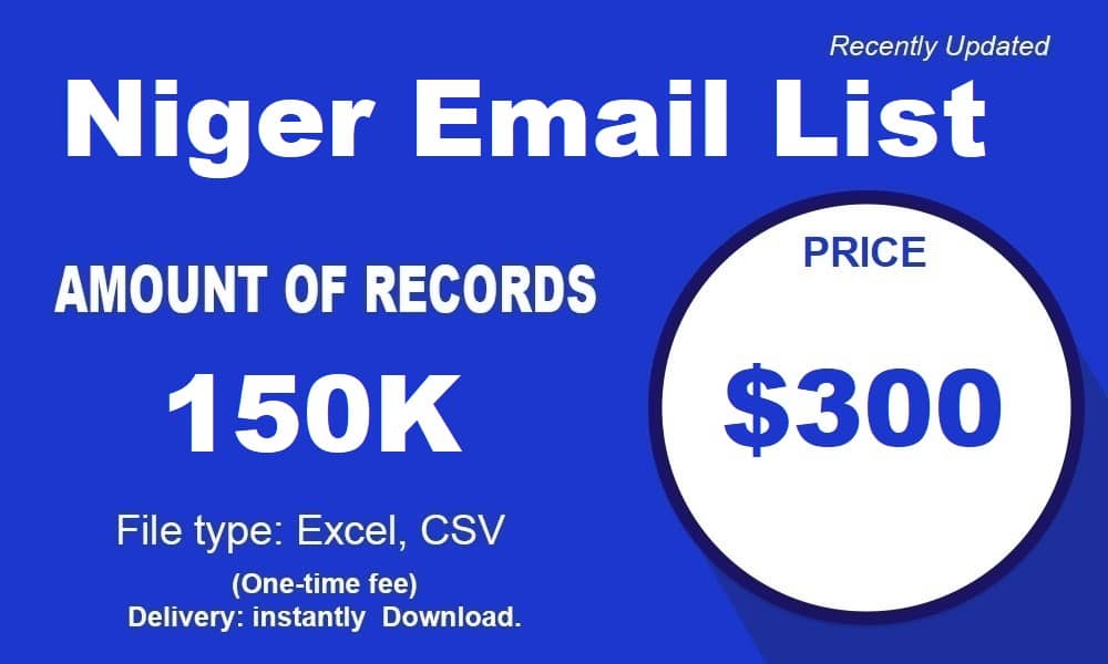 Niger E-Mail-Liste