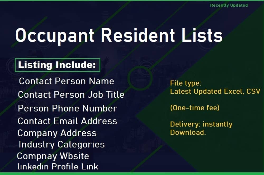 https://www.latestdatabase.com/occupant-resident-lists/