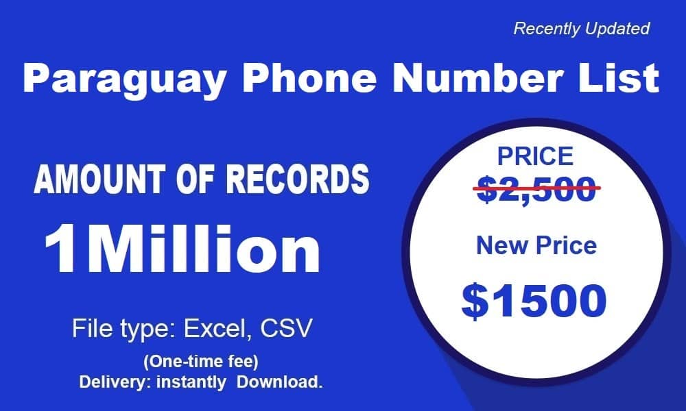 Парагвайски списък с телефонни номера
