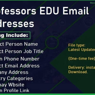 Professors EDU Email Addresses