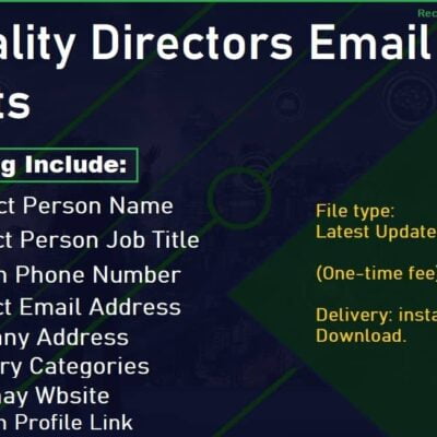 Quality Directors Email Lists