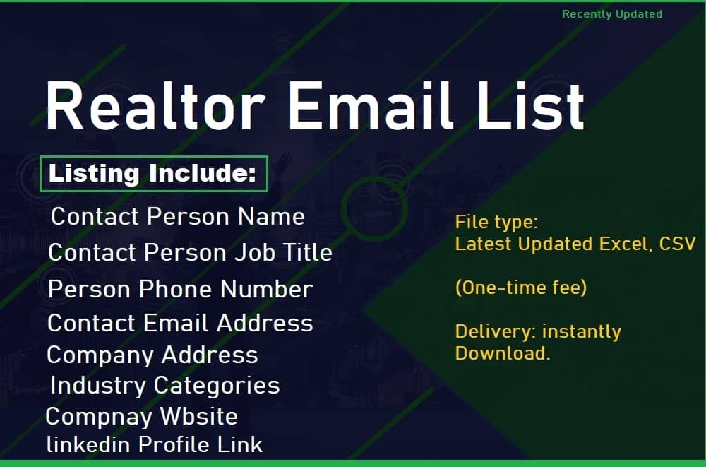 Listahan ng Email ng Realtor