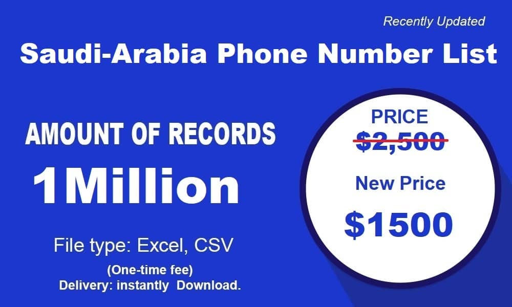 Saudi-Arabian puhelinnumerolista