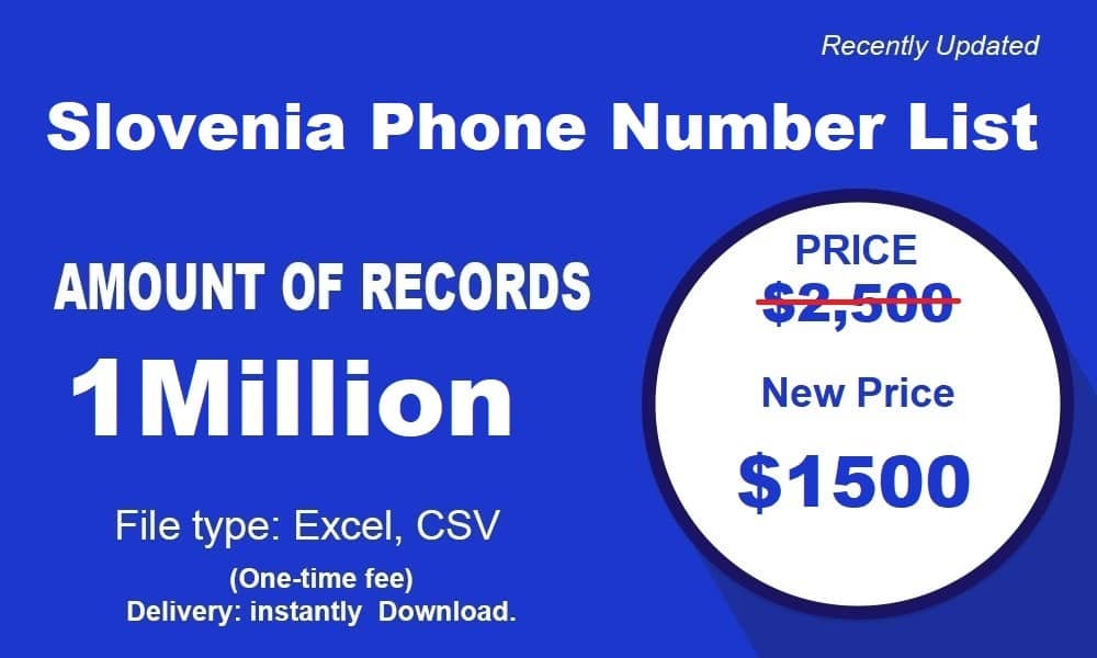 Słowenia Lista numerów telefonów