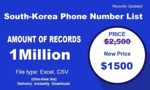 South-Korea Phone Number List