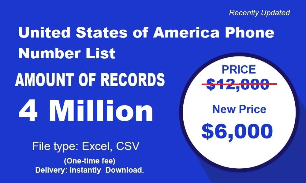 USA phone numbers list