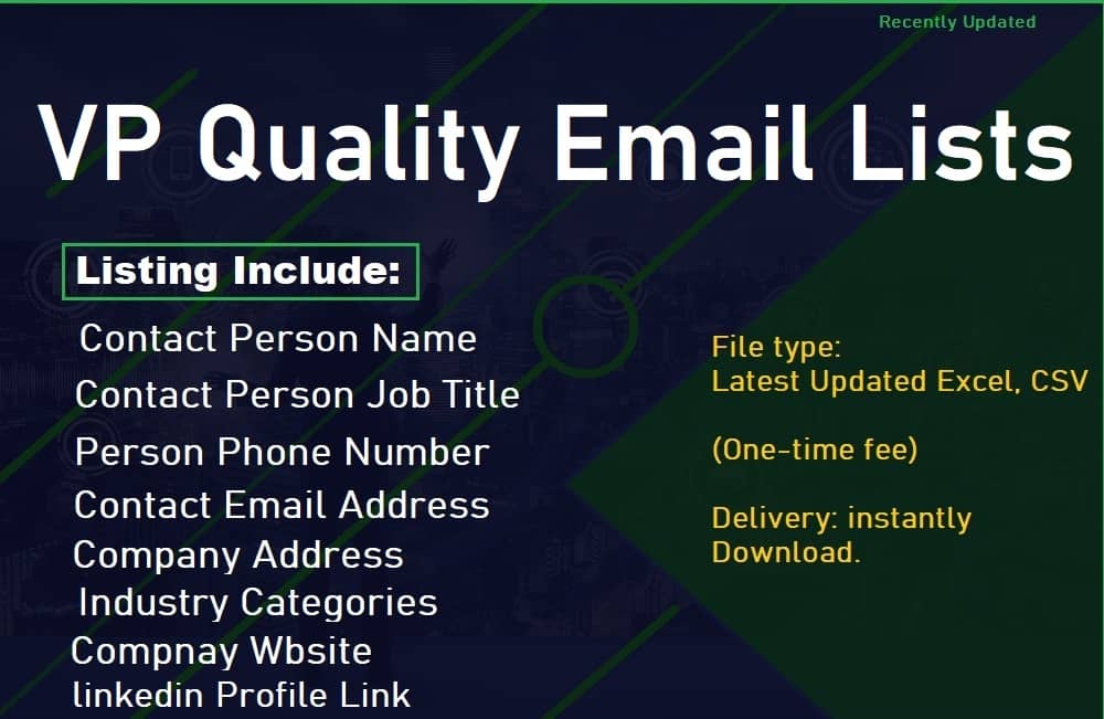 VP kvalitātes e-pasta saraksti