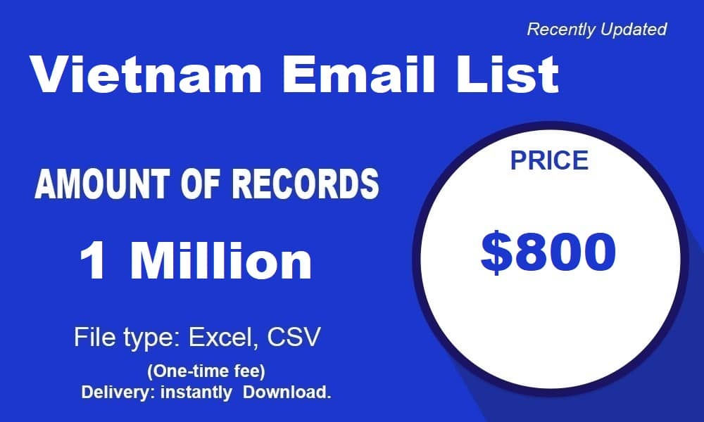 Vietnam E-Mail-Liste