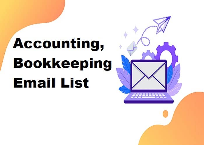 Accounting, Bookkeeping Email List