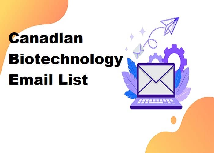Canadian Biotechnology Email List