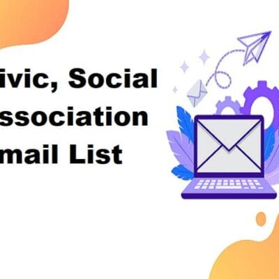 Lista de correo electrónico de asociaciones cívicas y sociales