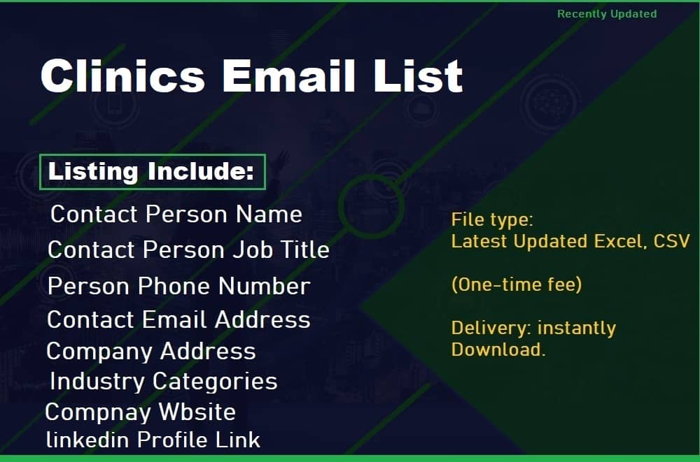Списък с имейли на клиники