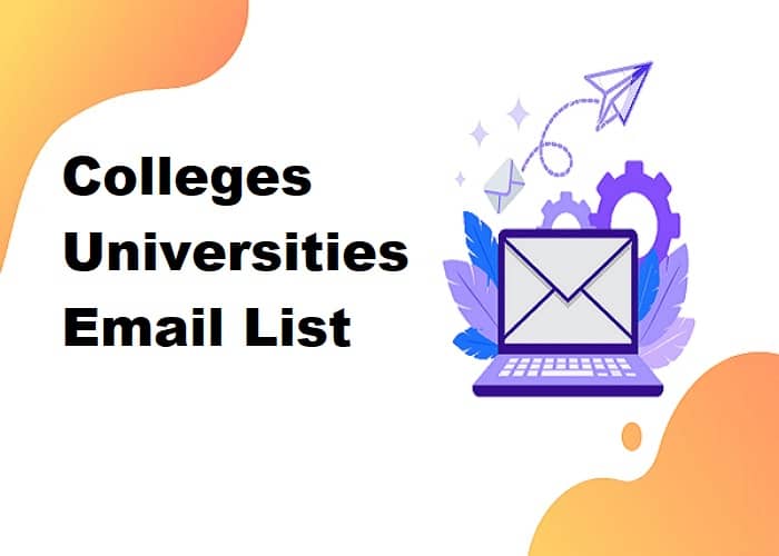 Colleges Universities Email List
