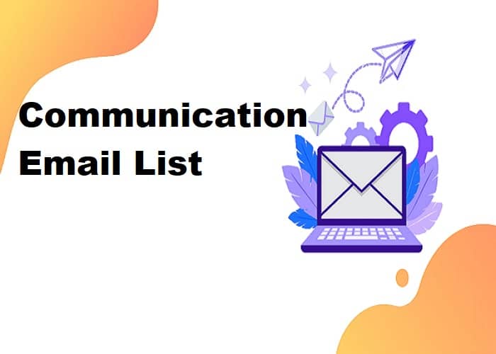 Liste de courrier électronique de communication