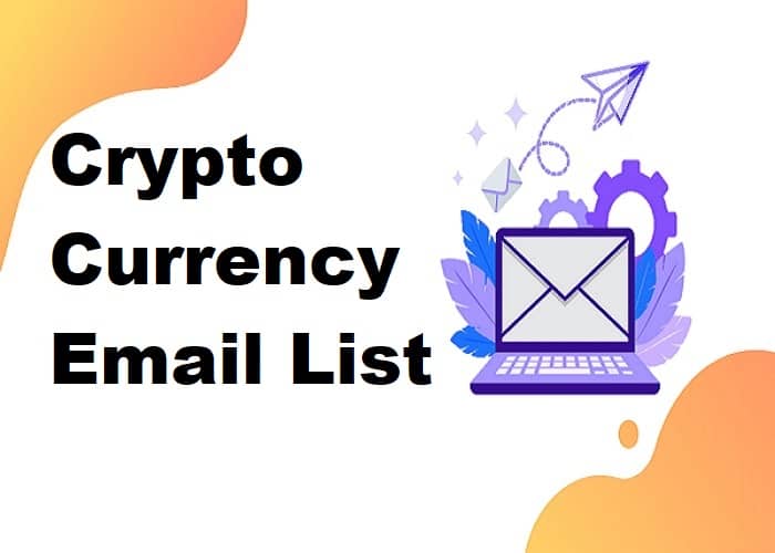 E-maillijst met cryptovaluta