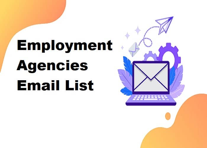 Lista de Email de Agências de Emprego