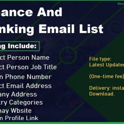 Finance And Banking Email List