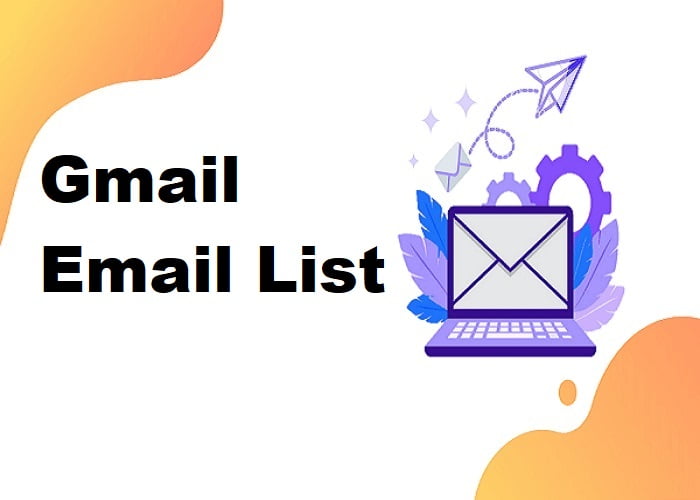 Lista de e-mail do Gmail