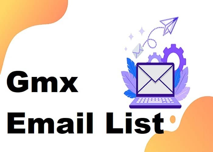 Lista de correo electrónico de Gmx