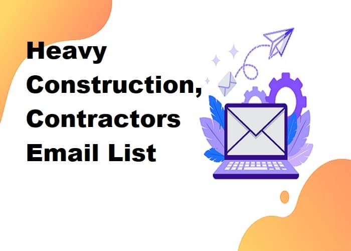 Těžká konstrukce, seznam e-mailů dodavatelů
