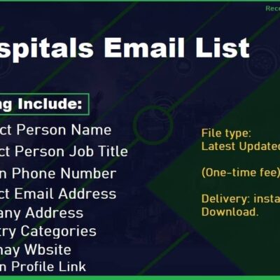 Список електронної пошти лікарень