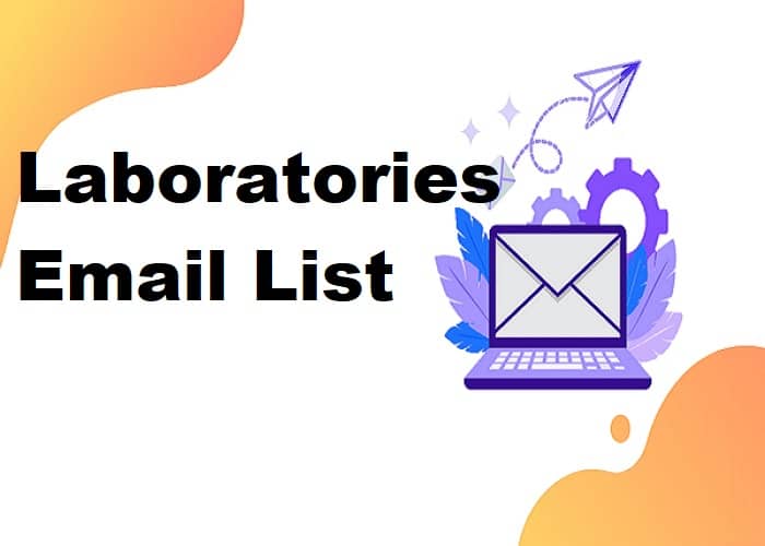 Lista de correo electrónico dos laboratorios