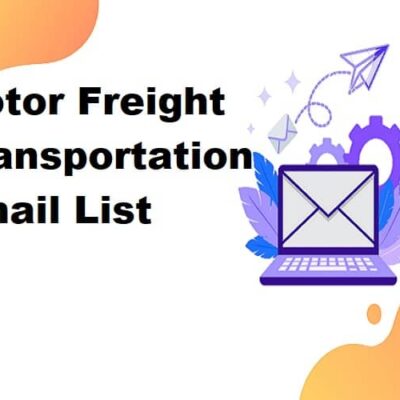 Liste de courrier électronique pour le transport de marchandises par moteur