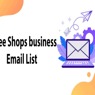 Seznam obchodních e-mailů s kavárnami