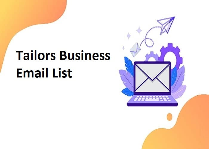 दर्जी व्यवसाय ईमेल सूची