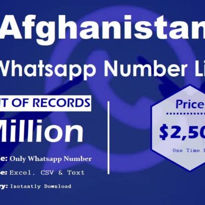 阿富汗 WhatsApp 号码列表