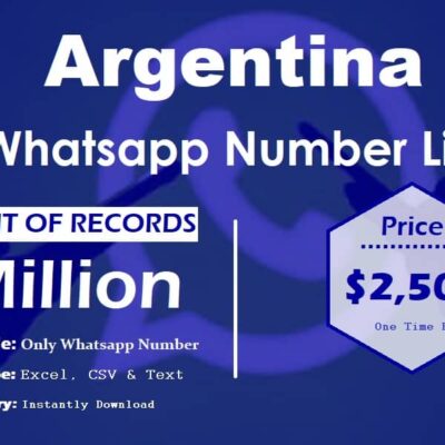 Seznam čísel WhatsApp v Argentině