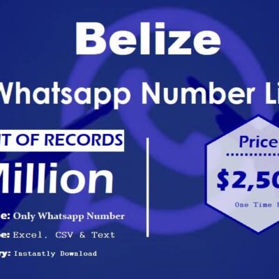 Llista de números de WhatsApp de Belize
