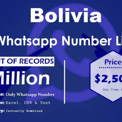 Whatsapp číslo Bolívie