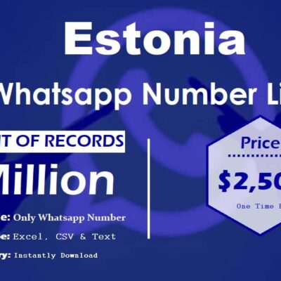 Lista de números de WhatsApp de Estonia