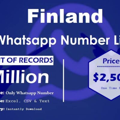 Lista de números de WhatsApp de Finlandia